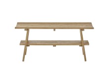 Garderoben-Set >BANTRY< (3-tlg.) in Eiche, Massivholz - 100x170x36cm (BxHxT)