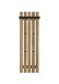 Garderoben-Set >BANTRY< (2-tlg.) in Eiche, Massivholz - 60x170x36cm (BxHxT)