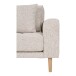 Ecksofa >Lido< in beige melange, Polyester - 290x76x92cm (BxHxT)