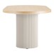 Esstisch >Solva< in Sand / Natur, MDF, Eschenfurnier - 220x75x100cm (BxHxT)