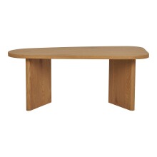 Couchtisch >Melo< in Eiche, MDF, Dekor - 100x41x50cm (BxHxT)