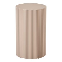 Beistelltisch >Farense< in Beige / Grau, MDF -...