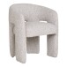 Sessel >Monroe< in Beige, Polyester - 58x74x55cm (BxHxT)