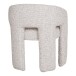 Sessel >Monroe< in Beige, Polyester - 58x74x55cm (BxHxT)