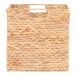 Regalkorb >Passo< in Braun, Wasserhyazinthe - 30x30x30cm (BxHxT)