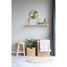 Wäschekorb >Passo< in Braun - 43x55x32 (BxHxT)