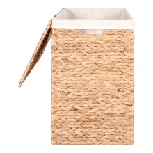 Wäschekorb >Passo< in Braun - 43x55x32 (BxHxT)