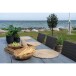 Dekoschale >Rio< in Teak, Massivholz - 20x8x20cm (BxHxT)