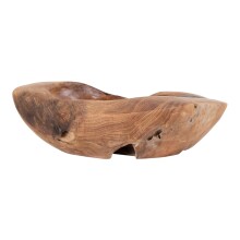 Dekoschale >Rio< in Teak, Massivholz - 30x10x30cm (BxHxT)