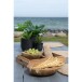 Dekoschale >Rio< in Teak, Massivholz - 30x10x30cm (BxHxT)