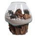 Dekovase >San-Marino< in Natur, Teak - 18x20x20cm (BxHxT)