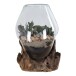 Dekovase >San-Marino< in Natur, Teak - 18x20x20cm (BxHxT)