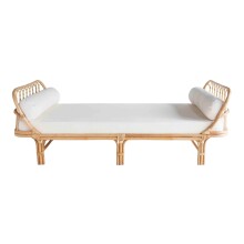 Daybed >Teramo< in Natur, Rattan - 99x75x220cm (BxHxT)