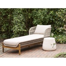 Gartentisch >Bonn< in Fibreclay, natur - 47,5x41x47,5 (BxHxT)