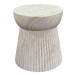 Gartentisch >Bonn< in Fibreclay natur, 95% MgO, 5% Glasfasern - 37x43x37 (BxHxT)
