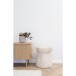 Gartentisch >Bonn< in Fibreclay natur, 95% MgO, 5% Glasfasern - 37x43x37 (BxHxT)