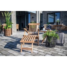 Gartenlounge-Sessel >Arrecife< in Teak, Massivholz...