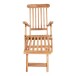 Gartenlounge-Sessel >Arrecife< in Teak, Massivholz - 60x95x150cm (BxHxT)