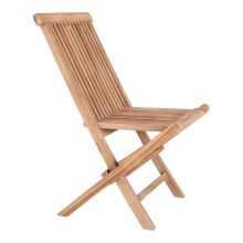 Gartenstuhl >Toledo< (2er-Set) in Teak, Massivholz - 46x89x62cm (BxHxT)