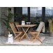 Gartenstuhl >Toledo< (2er-Set) in Teak, Massivholz - 46x89x62cm (BxHxT)