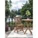 Gartenstuhl >Toledo< (2er-Set) in Teak, Massivholz - 46x89x62cm (BxHxT)