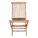 Gartenstuhl >Toledo< (2er-Set) in Teak, Massivholz - 46x89x62cm (BxHxT)