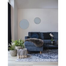 Teppich >Havanna< in Blau, Chenille-Polyester - 200x1x300cm (BxHxT)