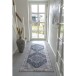 Teppich >Havanna< in Blau, Chenille-Polyester - 80x1x200cm (BxHxT)