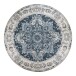 Teppich >Havanna< in Blau, Chenille-Polyester - 200x1x200cm (BxHxT)