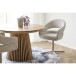 Teppich >Havanna< in Blau, Chenille-Polyester - 200x1x200cm (BxHxT)