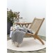 Teppich >Menorca< in Beige, PET Recycelter Kunststoff - 120x1x120cm (BxHxT)