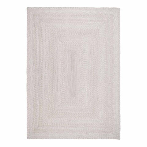 Teppich >Menorca< in Beige, PET Recycelter Kunststoff - 300x1x200cm (BxHxT)
