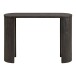 Konsolentisch >Bibione< in Dunkelbraun, MDF, Dekor - 38x75x114cm (BxHxT)