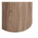 Beistelltisch >Athens< in Weiss / Dunkelbraun, Keramik, MDF, Dekor - 50x45 (HxD)