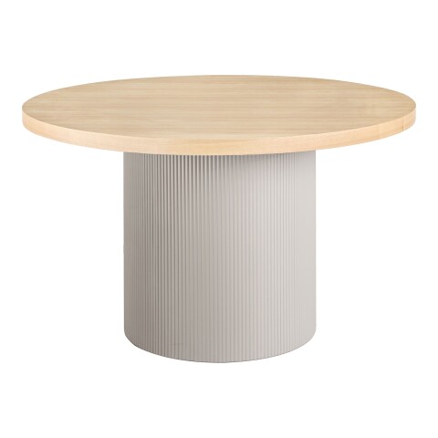 Esstisch >Solva< in Sand / Esche, MDF furniert - 120x75cm (LxH)