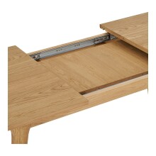 Kulissen-Esstisch >Darwin< (ausziehbar) in Eiche, MDF furniert - 180/230x75x90cm (BxHxT)