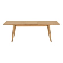 Kulissen-Esstisch >Darwin< (ausziehbar) in Eiche, MDF furniert - 180/230x75x90cm (BxHxT)
