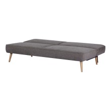 Schlafsofa >Swan< in Braun, 100% Polyester - 83x186cm (HxT)