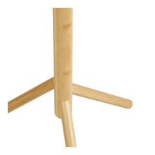 Garderobenständer >Wanaka< in Bambus, Massivholz - 50x163x50cm (BxHxT)