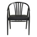 Esszimmerstuhl >Agustin< (1 stk) in Schwarz, Buchenholz, PU - 57x78x54cm (BxHxT)