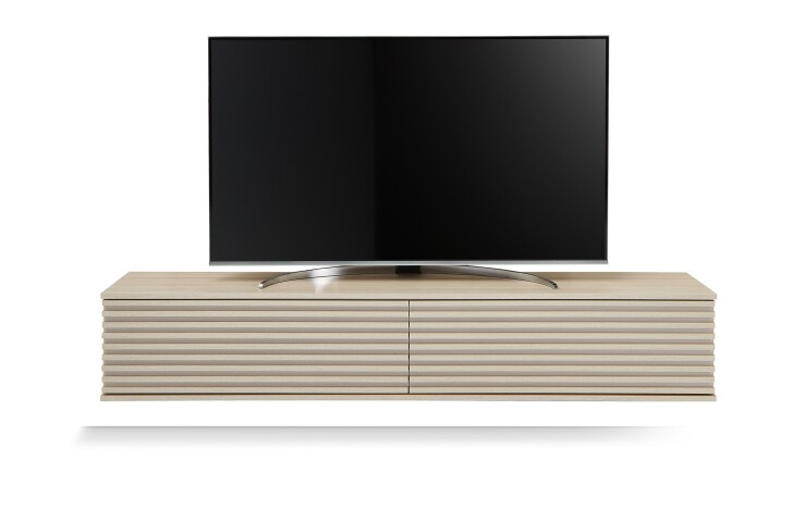 Lowboard >Lumero< stehend/hängend, Riva Eiche Dekor, kaschmir - 180x32x31cm (BxHxT)