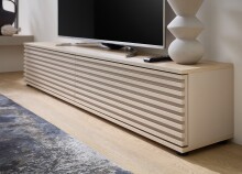 Lowboard >Lumero< stehend/hängend, Riva Eiche Dekor, kaschmir - 180x32x31cm (BxHxT)