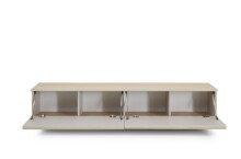 Lowboard >Lumero< stehend/hängend, Riva Eiche Dekor, kaschmir - 180x32x31cm (BxHxT)