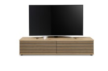 Lowboard >Lorena< stehend / hängend, schwarz, Artisan Eiche Dekor - 160x32x31cm (BxHxT)
