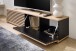 Lowboard >Lorena< stehend / hängend, schwarz, Artisan Eiche Dekor - 160x32x31cm (BxHxT)