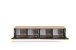 Lowboard >Lorena< stehend / hängend, schwarz, Artisan Eiche Dekor - 160x32x31cm (BxHxT)