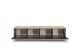 Lowboard >Lorena< stehend / hängend, schwarz, Artisan Eiche Dekor - 160x32x31cm (BxHxT)