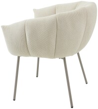 Armlehnstuhl >Pina< (2er Set) in beige, creme -...