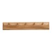Garderobenleiste >Barco< in Eiche, Massivholz - 50x8,5x5,5cm (BxHxT)