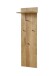 Garderoben-Set >Anacortes< (2-teilig) Paneel + Kommode, in Eiche - 42x180x35 (BxHxT)